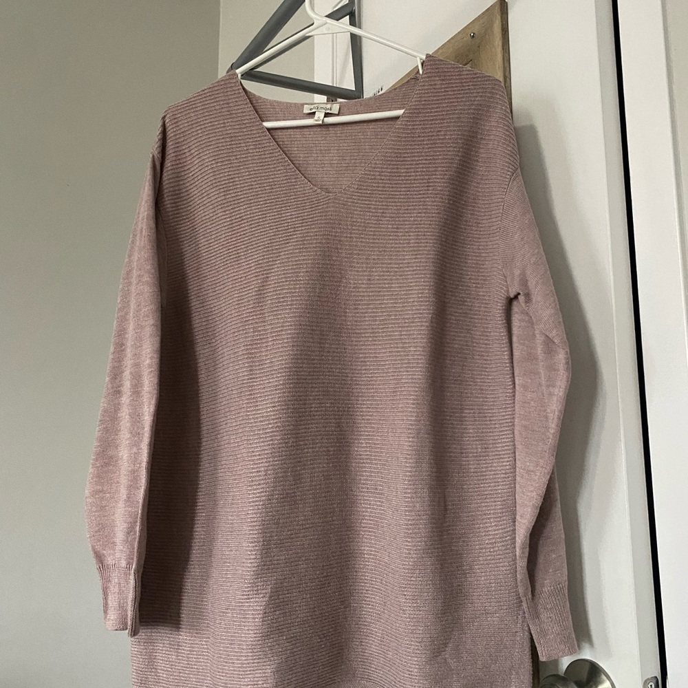 SUPER Soft Pink V-Neck Sweater